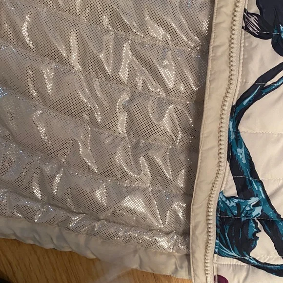 Preowned Women’s Columbia Floral Cream Jacket XXL Excellent - Picture 3 of 7